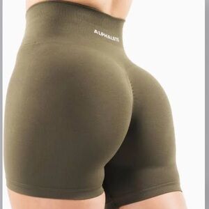 Alphalete Amplify Oak/Willow Women's  Bike Shorts